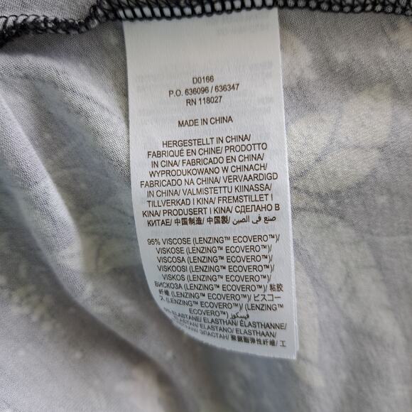 BODEN Jersey Midi Maxi Tea Dress Black & Green Oriental Cascade Floral Print 6 - Picture 11 of 11